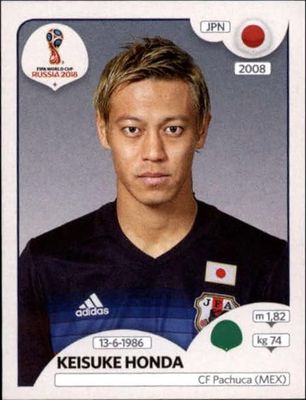 Keisuke Honda 2018 Panini World Cup Stickers Russia #666