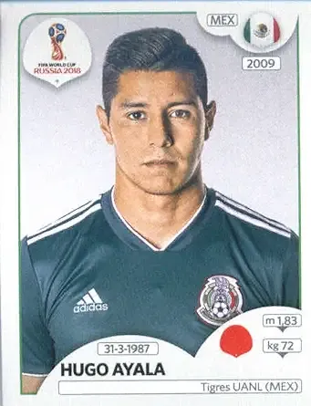 2018 Panini World Cup Stickers Russia #455 Hugo Ayala Mexico Soccer Sticker