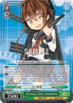 Clumsy Girl, Inaduma (TD) - KanColle (KC/S25) KanColle