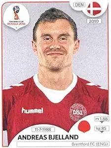 2018 Panini FIFA World Cup Stickers #258 Andreas Bjelland Denmark