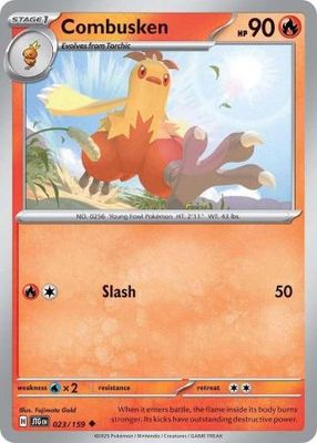 Combusken - 023/159 - Uncommon Scarlet &amp; Violet: Journey Together Singles