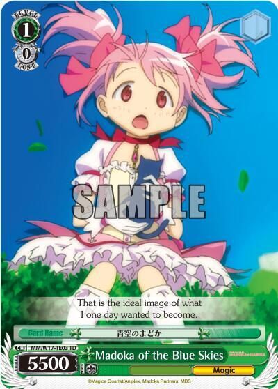 Madoka of the Blue Skies (TD) - Puella Magi Madoka Magica (MM/W17) Puella Magi Madoka Magica