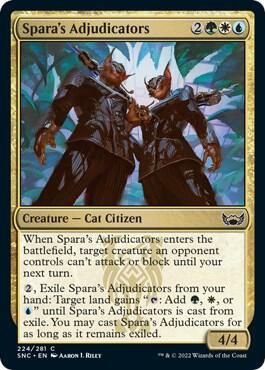 Spara&#39;s Adjudicators 224/281 - Streets of New Capenna (SNC)