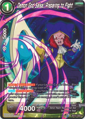 Demon God Salsa, Preparing to Fight - BT17-126 - Common Foil UW Series 8: Ultimate Squad Foil Singles