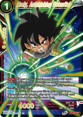 Broly, Astonishing Potential (Gold Stamped) - Mythic Booster (MB-01) Foil