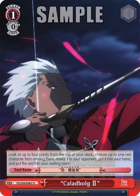 &quot;Caladbolg II&quot; - Fate/stay night [Unlimited Blade Works] Vol. II (FS/S36) Fate/stay night [Unlimited Blade Works] Vol. II