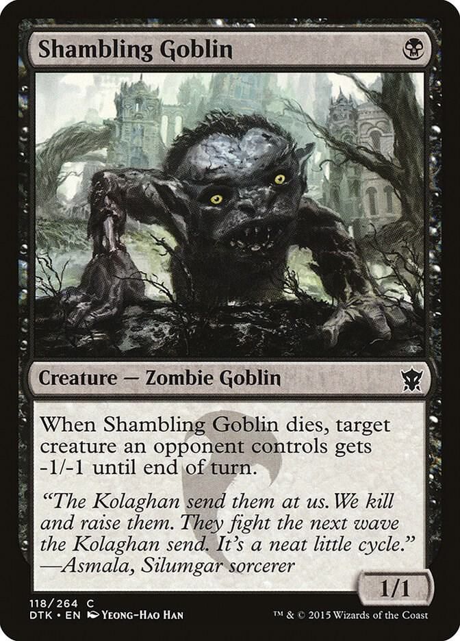 Shambling Goblin 118/264 - Dragons of Tarkir (DTK) (Español)