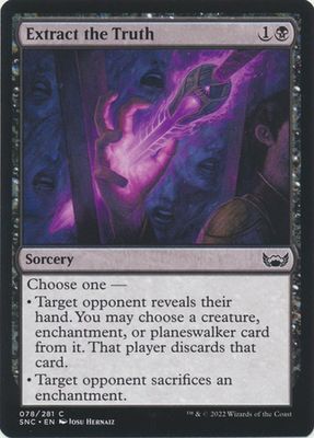 Extract the Truth 078/281 - Streets of New Capenna Singles
