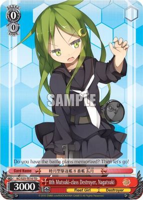 8th Mutsuki-class Destroyer, Nagatsuki (TD) - KanColle (KC/S25) KanColle