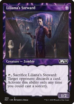 Liliana&#39;s Steward (Showcase) 300 - Core Set 2021 (M21) (espanol)