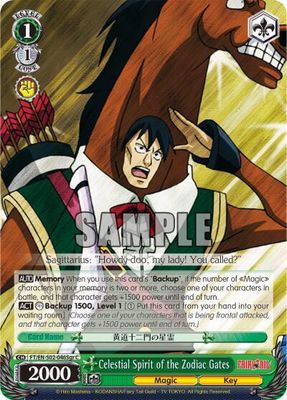 Celestial Spirit of the Zodiac Gates (Sagittarius) - Fairy Tail ver.E (FT/EN-S02) Fairy Tail ver.E
