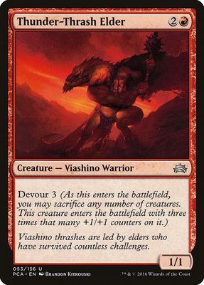 Thunder-Thrash Elder 053/156 - Planechase Anthology (PCA)
