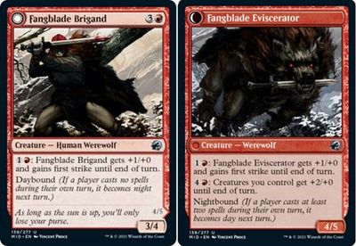 Fangblade Brigand | Bladefang Eviscerator 139/277 - Innistrad: Midnight Hunt Singles (Español)