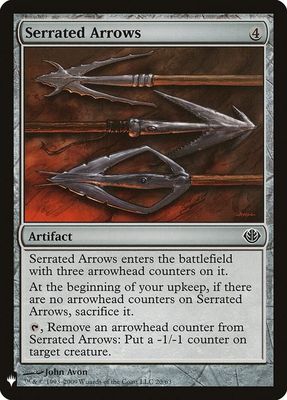 Serrated Arrows - The List Reprints (LIST) The List Reprints