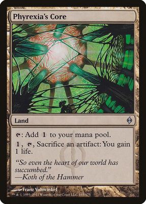 Phyrexia&#39;s Core 165/175 - New Phyrexia (NPH) (Español)