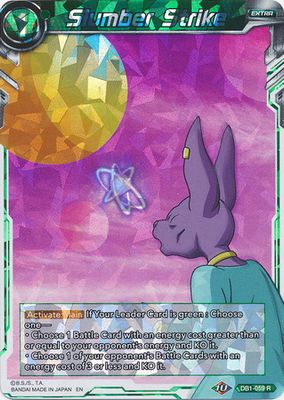 Slumber Strike - DB1-059 - Rare Draft Box 4: Dragon Brawl Singles