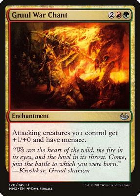 Gruul War Chant - Modern Masters 2017 (MM3) Modern Masters 2017