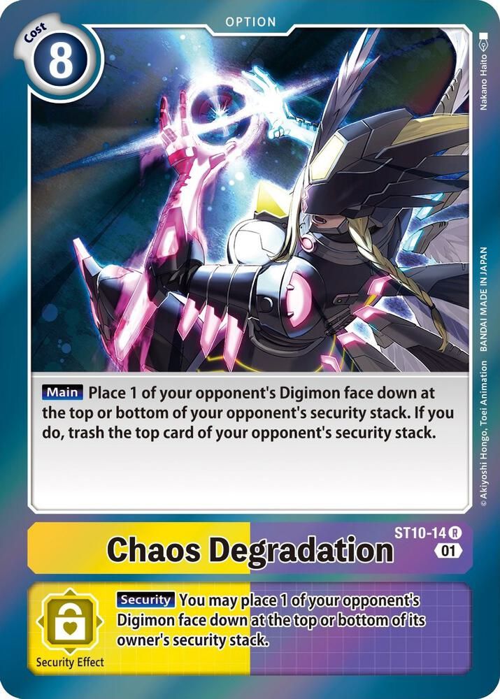 Chaos Degradation - Starter Deck 10: Parallel World Tactician (ST-10) Starter Deck 10: Parallel World Tactician