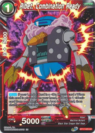 Ribet, Combination Ready - BT17-025 - Uncommon Foil UW Series 8: Ultimate Squad Foil Singles