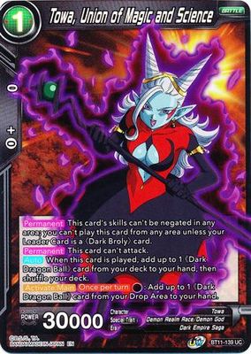 Towa, Union of Magic and Science - BT11-139 - Foil Uncommon UW Series 2: Vermilion Bloodline Foil Singles