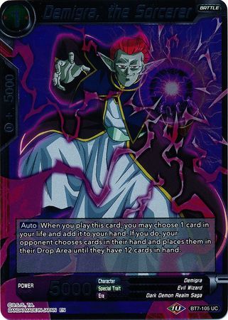 Demigra, the Sorcerer - BT7-105 - Foil Uncommon Assault of the Saiyans Foil Singles