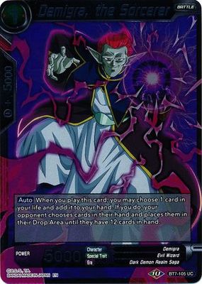 Demigra, the Sorcerer - BT7-105 - Foil Uncommon Assault of the Saiyans Foil Singles