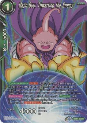 Majin Buu, Thwarting the Enemy - BT14-083 - Rare Foil UW Series 5: Cross Spirits Foil Singles