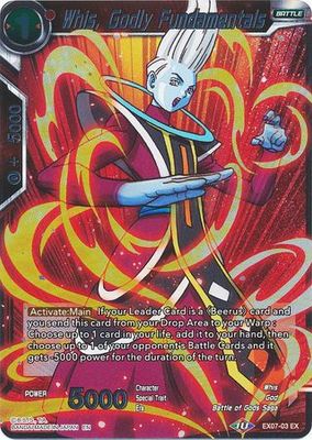 Whis, Godly Fundamentals - EX07-03 - Foil Expansion Rare Dragon Ball Super: Magnificent Collection - Fusion Hero [EX07]