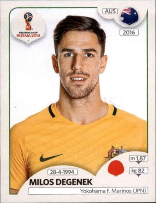 Milos Degenek  2018 Panini World Cup Stickers Russia #216 Soccer Sticker