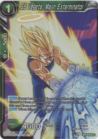 SS Vegeta, Majin Exterminator - BT14-073 - Common Foil UW Series 5: Cross Spirits Foil Singles