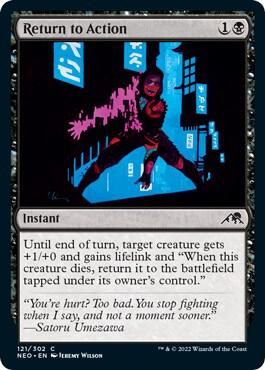 Return to Action - Kamigawa: Neon Dynasty (NEO) Kamigawa: Neon Dynasty
