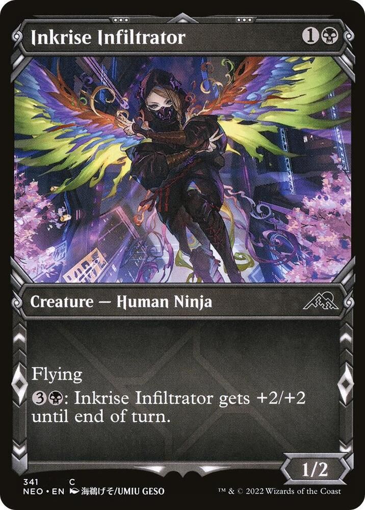 Inkrise Infiltrator (Showcase) - Kamigawa: Neon Dynasty (NEO) Kamigawa: Neon Dynasty (foil)