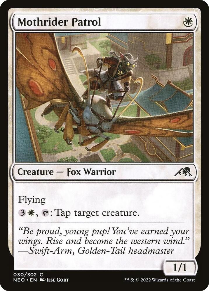 Mothrider Patrol - Kamigawa: Neon Dynasty (NEO) Kamigawa: Neon Dynasty (foil)