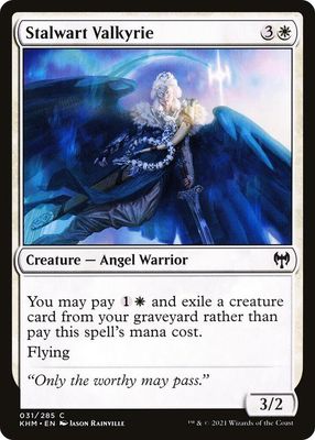 Stalwart Valkyrie - Kaldheim (KHM) Kaldheim