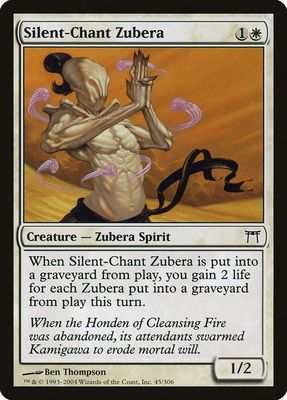 Silent-Chant Zubera 45/306 - Champions of Kamigawa (CHK) Champions of Kamigawa