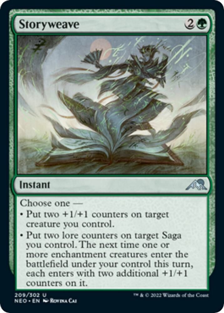 Storyweave 209/302 - Kamigawa: Neon Dynasty (NEO) Kamigawa: Neon Dynasty