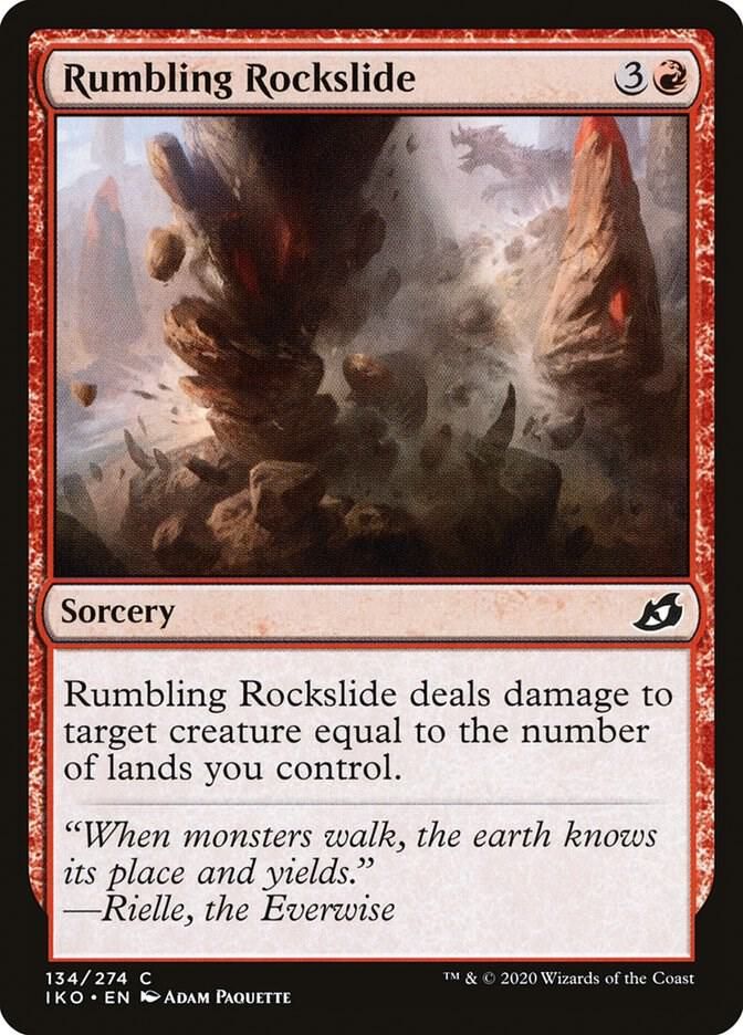 Rumbling Rockslide 134/274 - Ikoria: Lair of Behemoths (IKO) (Español)