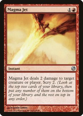 Magma Jet 22/81 - Duel Decks: Heroes vs. Monsters (DDL) Duel Decks: Heroes vs. Monster