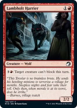 Lambholt Harrier 145/277 - Innistrad: Midnight Hunt (MID)