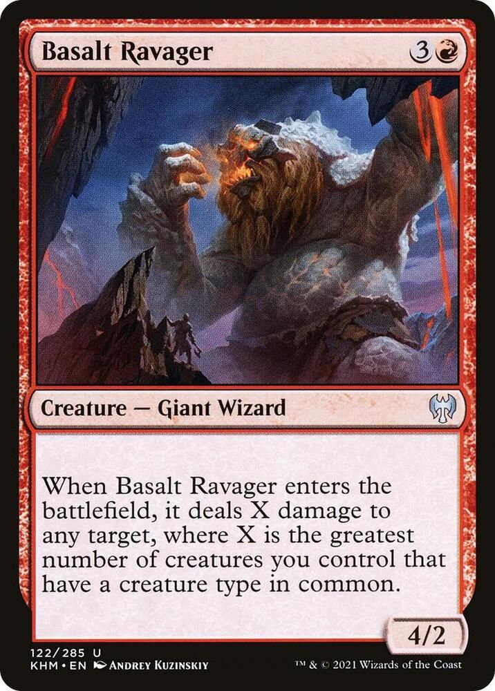 Basalt Ravager 122/285- Kaldheim (KHM) Kaldheim