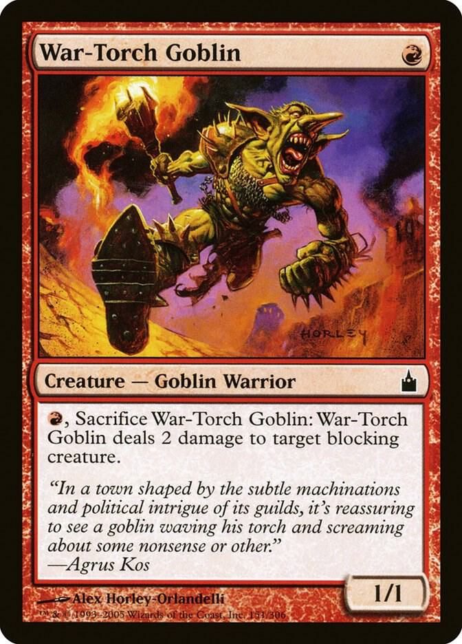 War-Torch Goblin 151/306- Ravnica: City of Guilds (RAV) Ravnica: City of Guilds