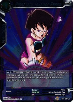 Planetary Invader Fasha - TB3-027 - Foil Uncommon Clash of Fates Foil Singles