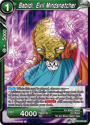 Babidi, Evil Mindsnatcher - Vermilion Bloodline (DBS-B11) Vermilion Bloodline
