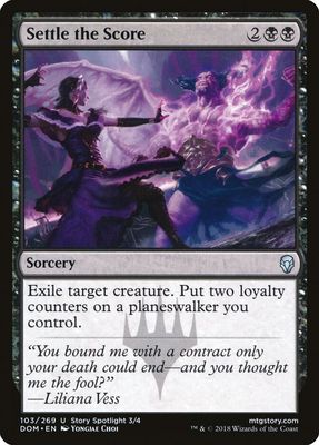 Settle the Score 103/269- Dominaria (DOM) Dominaria (espanol)