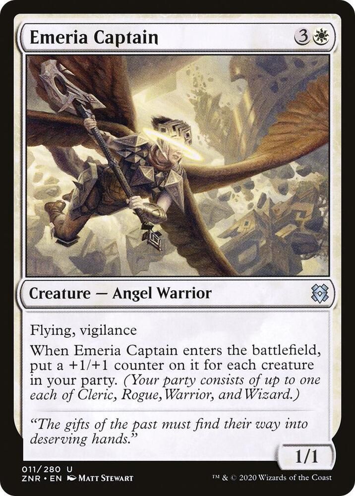 Emeria Captain 011/280 - Zendikar Rising (ZNR) Zendikar Rising (espanol)