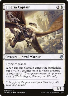 Emeria Captain 011/280 - Zendikar Rising (ZNR) Zendikar Rising (espanol)