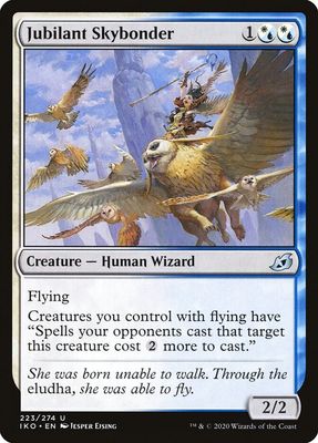Jubilant Skybonder 223/274- Ikoria: Lair of Behemoths (IKO) Ikoria: Lair of Behemoths (espanol)