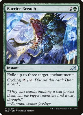 Barrier Breach 145/274- Ikoria: Lair of Behemoths (IKO) Ikoria: Lair of Behemoths (espanol)