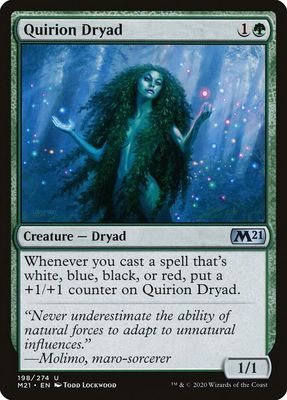 Quirion Dryad  198/274- Core Set 2021 (M21) Core Set 2021 (espanol)