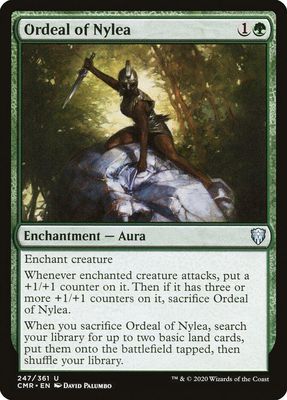 Ordeal of Nylea 247/361- Commander Legends (CMR) Commander Legends (espanol)